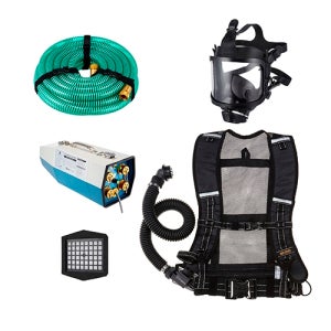 SG생활안전 송기마스크 다인용 일인용 세트 휴대용 전동송풍기형 HM5000/4E