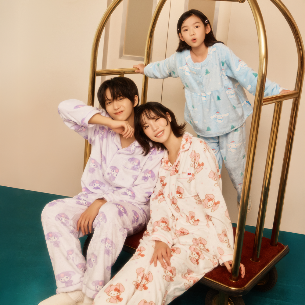 스파오 수면 파자마 세트