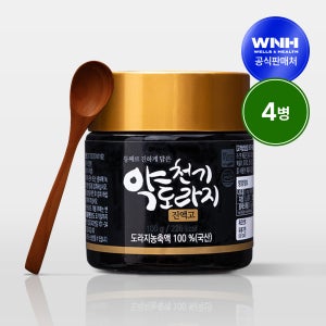 천기 약도라지 진액고 도라지청 약도라지청 국내산 100g 4병
