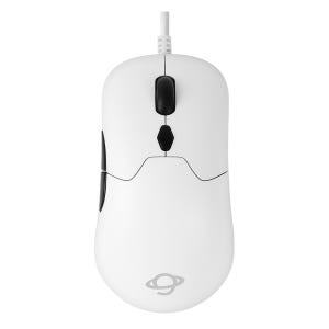 지클릭커 슈퍼히어로 OP90 벤투스 유선 게이밍 커스텀마우스 화이트