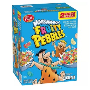 포스트 프루티 페블스 1.04kg 1팩 마시멜로우 Fruity Pebbles with Marshmallows, 37oz