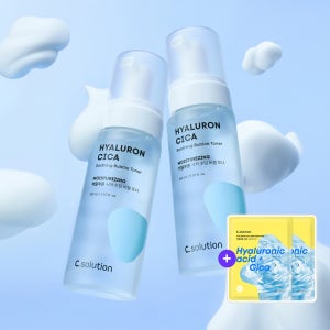 [도착보장] 닷솔루션 씨솔루션 히알루론 시카 수딩 버블 토너 150ml, 2개