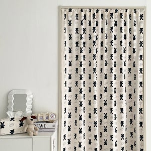 쥬앤크홈 버니버니 토끼 가림막커튼 창문 가리개 130x140 베란다 현관 중문 방풍 커튼