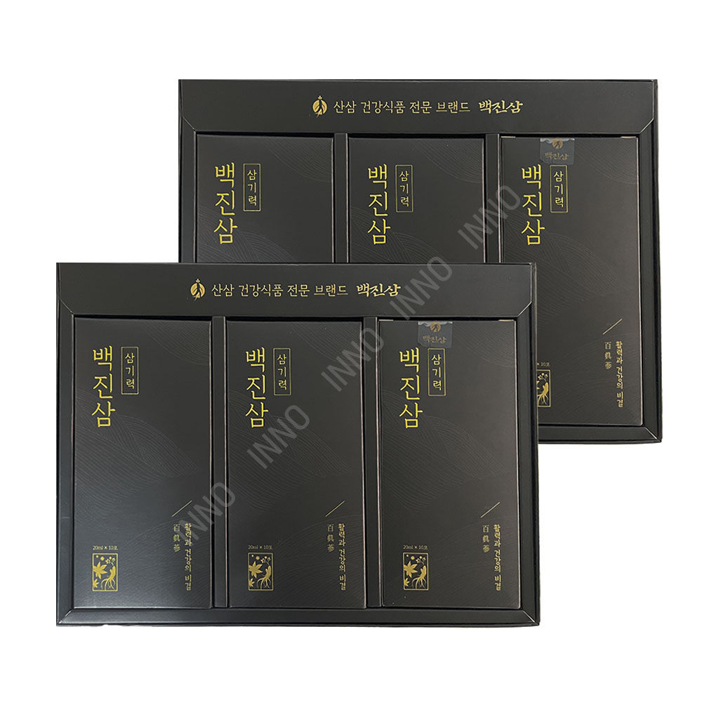 <b>백진삼 삼기력</b> 산삼건강식품 백진삼 600ml 1+1 in