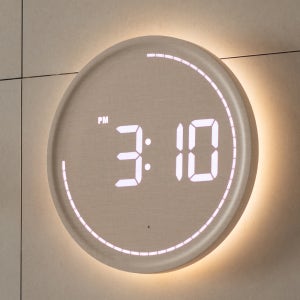 디자인 무드등 백색소음 WIFI LED벽시계 백라이트 탁상시계 이사 집들이선물