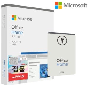[즉시메일or패키지]한국정품 MS 오피스 2024 홈 Home 제품키 영구이용 인증점 PKC ESD / 엑셀
