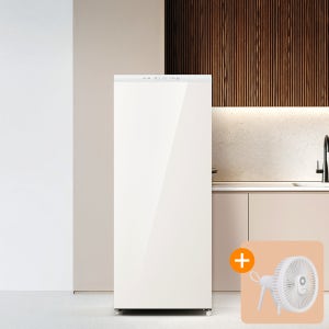 루컴즈 김치다움mini 1도어 스탠드 서랍형 글라스 김치냉장고 122L R123M01-L 소형 (이벤트+)