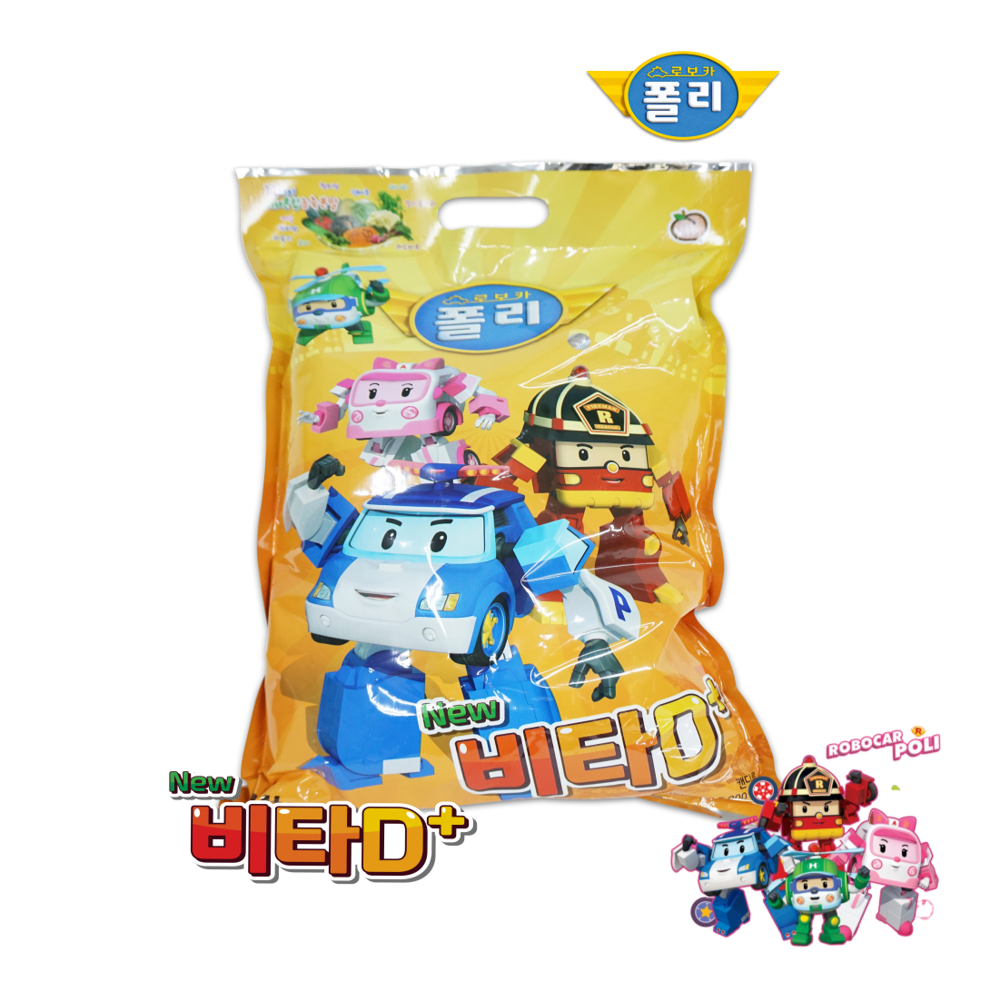 NEW 로보카폴리 어린이 비타민 비타D플러스 아기 비타민 1000정 캔디형 유아 <b>학생</b>