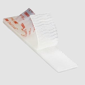 3M 듀얼락 벨크로테이프 찍찍이 까끌이 보슬이 까슬이 밸크로 25mm x 1M 투명 1매
