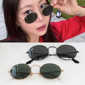 레이벤 선글라스 RB3547 Oval 오벌 타원형 메탈 긱시크