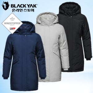 블랙야크 빅사이즈 패딩 윈드스토퍼 야상거위털 구스 여성 히마 WSP 알파 다운자켓