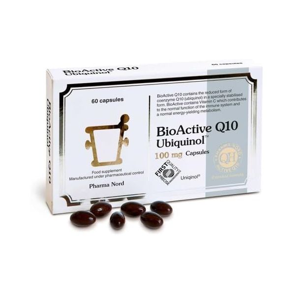 파마 노드 <b>바이오액티브 Q</b>10 <b>유비퀴놀 100mg</b> 60캡슐