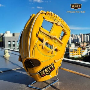 제트 프로스테이터스 SE 내야수용 야구 글러브 BPROG760S 일본산 (옐로우)