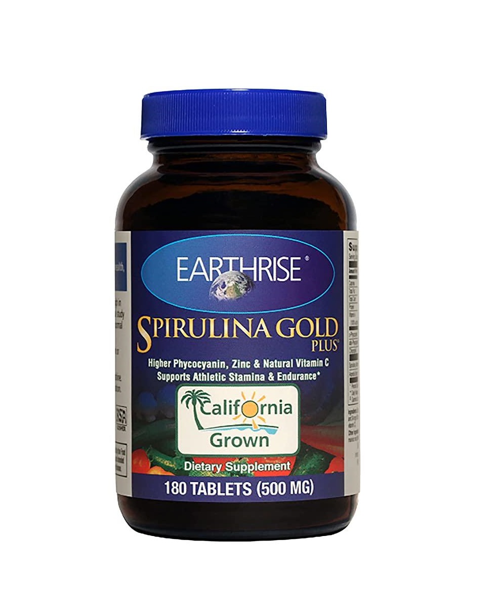 <b>어스라이즈</b> <b>Earthrise</b> Spirulina 스피루리나 골드 플러스 500mg 180정