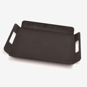 업소용 논슬립쟁반 카페 손잡이 사각 트레이 병원 식당 서빙 미끄럼방지 대형 46cm 밤색