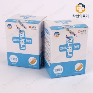 밴드골드 일반형 일회용밴드 73X18mm 100매입 반창고