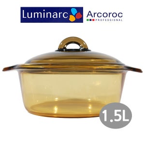 프랑스 루미낙 내열냄비 1.5L 블루밍 이유식냄비 강화유리 직화 오븐 전자렌지가능 국솥