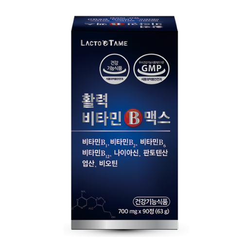 <b>락토테미 활력 비타민 B 맥스</b> 3개월분 (700mg x 90정)