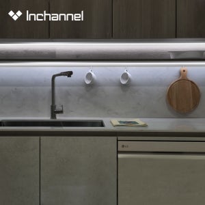 인채널 슬림라인 LED바 간접등 900mm IAC900 센서형 주방 싱크대 침실 침대헤드