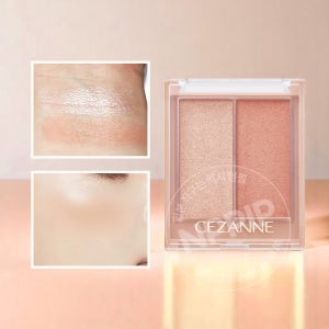 세잔느 페이스 글로우 컬러 하이라이터 블러셔 01 애프리콧글로우