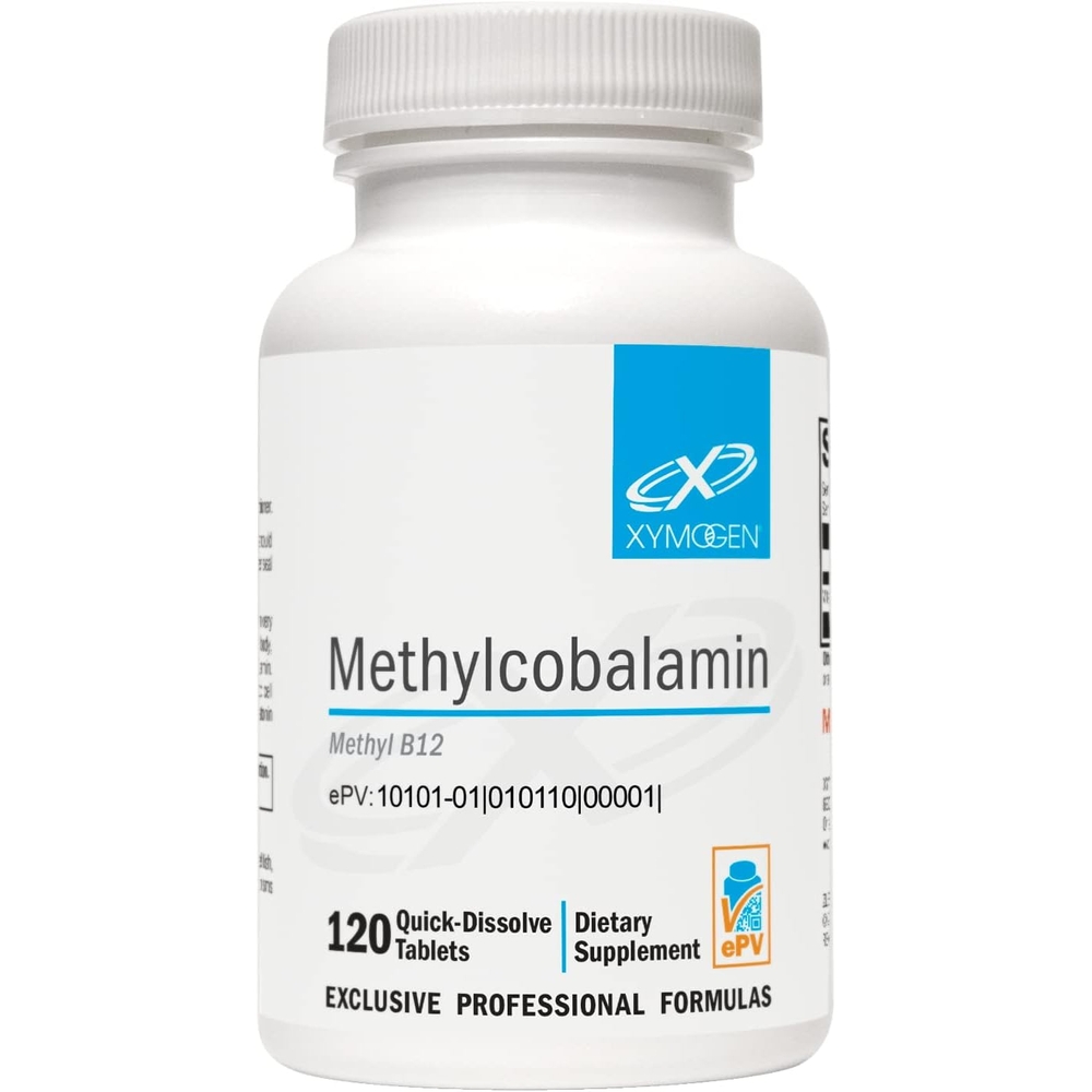 <b>자이모겐</b> 메틸코발라민 5000 mcg <b>비타민 B12</b> 보충제 120정