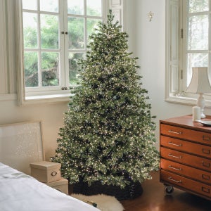 윈터스케치 크리스마스 트리 피시본 그린 180CM + 클러스터 지네 전구 1000구 세트