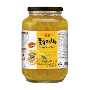 꽃샘 꿀유자차S 2kg 1박스 6개