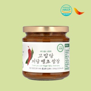 고맙당 국산 저당 알룰로스 땡초 쌈장 250g