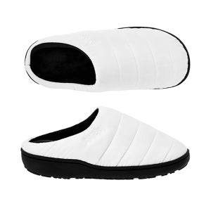 스부 SUBU WHITE (SB-30) 오리지널 퍼머넌트 F-라인 화이트 기모 패딩 슬리퍼