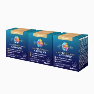 [유통기한 임박] 삼진제약 위시헬씨 스마트 기억&인지부스터 포스파티딜세린 60캡슐, 3개