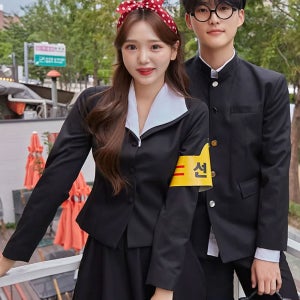 [대여] 여자 옛날교복 상의 복고 졸업사진 졸사 컨셉사진 스냅사진 촬영 이벤트