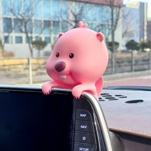 모니터 걸이 방향제 귀여운 차량용 캐릭터 네비게이션 차 디퓨저