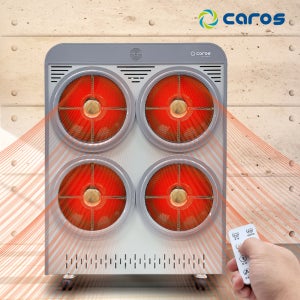 캐로스 4구 전기히터 하이라이트 업소용 산업용 사무실 난로 난방기 CEH-H3KFG