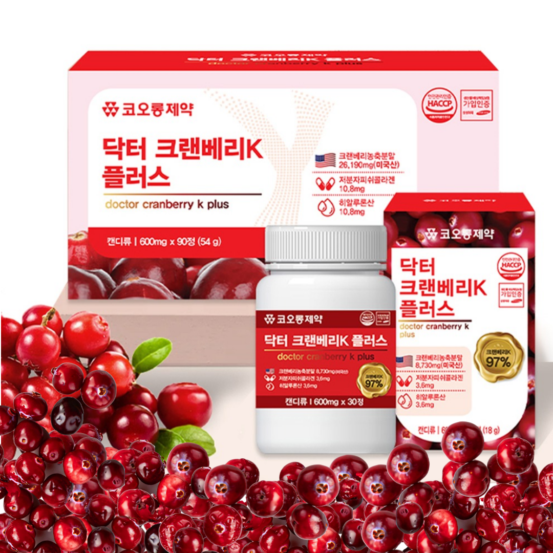 여성 방광건강 고함량 크랜베리 크랜배리 츄어블 600mgx30정x3병