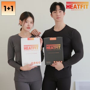 BYC히트핏 남자내복 남성 기모 발열 내의 성인 겨울 이너 보온 긴팔 상의 하의 세트
