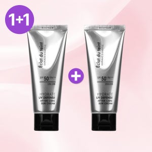 (1+1) 에끌라뒤땅 에프터케어 선크림 50ml 물광 자외선차단제 촉촉한 피부과 선크림
