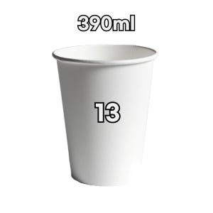 390ml 카페 무지종이컵 테이크아웃용 1000개 한박스