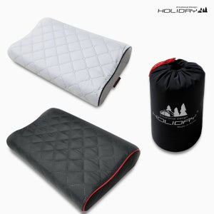 홀리데이 국산 캠핑베개 휴대용 캠핑 메모리폼 베개