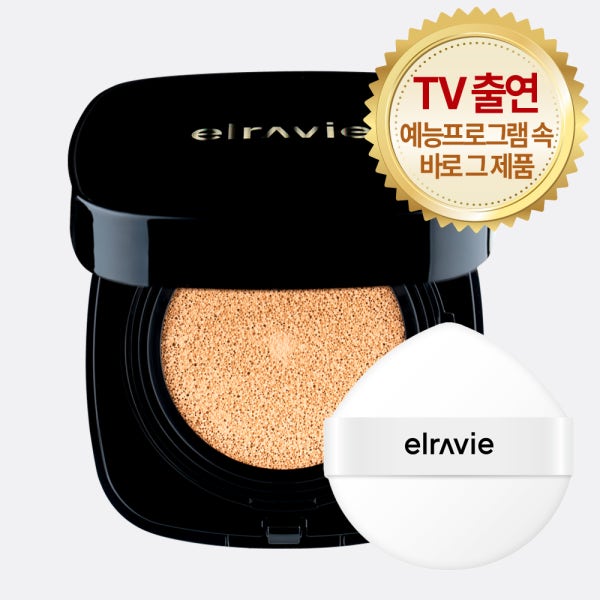엘라비에 멜라리턴 기미 쿠션 SPF50 21호 블랙에디션 15g 소라와진경 이소라