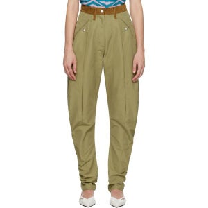 키코 코스타디노브 카키 샤세르 바지 KKWAW24T02 7 Olive Green/Honey 242985F087005