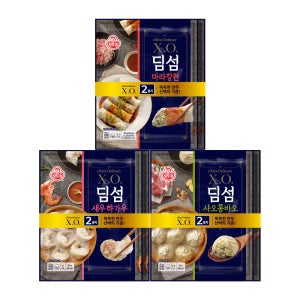 오뚜기 X.O. 딤섬 새우하가우+마라창펀+샤오롱바오 2개씩 총 6개
