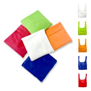 무지 포켓형 장바구니 접이식 휴대용 인쇄제작가능