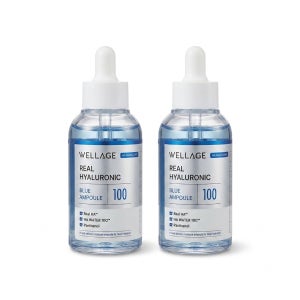 1+1 웰라쥬 리얼 히알루로닉 블루 100 앰플 60ml