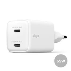 엘라고 65W PD PPS USB-C타입 고속 충전 듀얼 어댑터