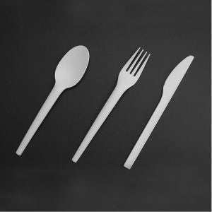 친환경 내열PLA 스푼,포크,나이프 벌크1000EA 일회용숟가락 모음전 일회용스푼 배달수저 스포크 일회용 숟가락 나무 젓가락 개별포장 수저 세트