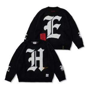 [스티그마] Hell Oversized Knit Crewneck