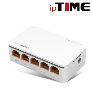 아이피타임, H805 스위칭허브 5포트 10/100Mbps