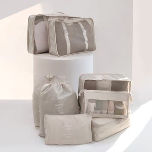 여행용 파우치 8종 세트 캐리어 정리백 신발 세면도구