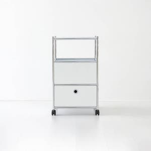 모듈가구 심플리 이동식 서랍장 1칸 BC605 46x46x69, 3단, 퓨어화이트 9973.8193