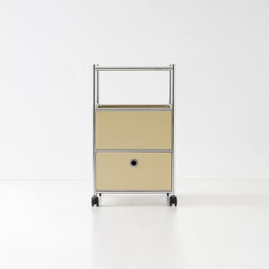 모듈가구 심플리 이동식 서랍장 1칸 BC605 46x46x69, 3단, 솔리드베이지 8285.1161